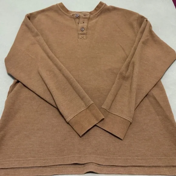 Bundle of 2 RedHead Mens Large Bundle Flannel Shirt and Henley Waffle - Picture 1 of 4